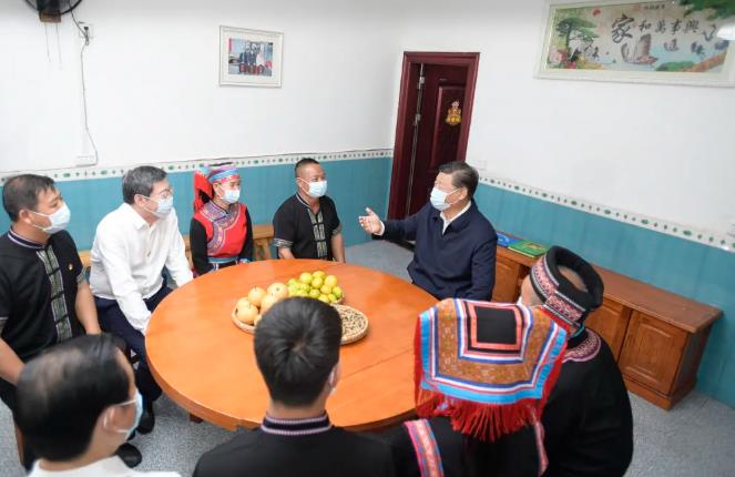 习近平：今天我到这里来，也是受教育