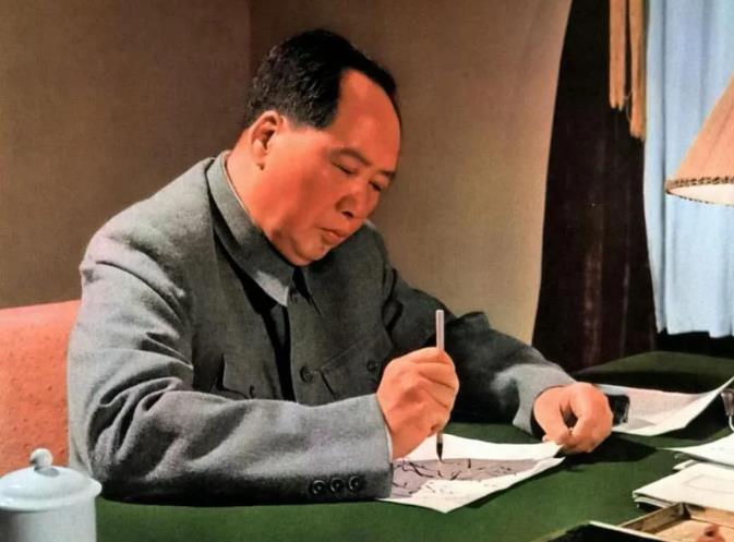 毛泽东在写作