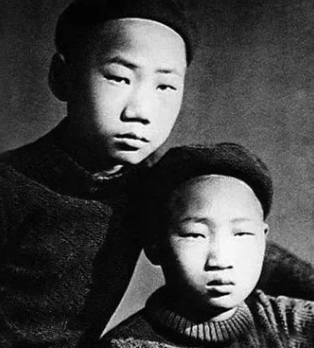 毛岸英与毛丹青兄弟
