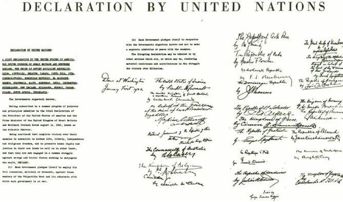 联合国家共同宣言