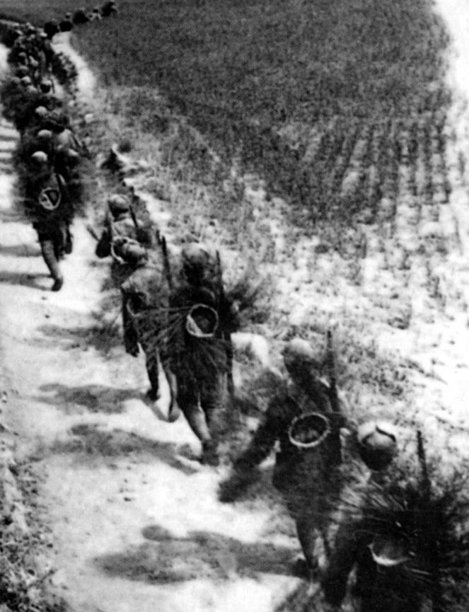 129师向太行山区挺进