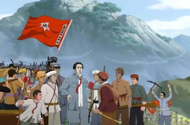 井冈山红色故事-三湾改编铸军魂