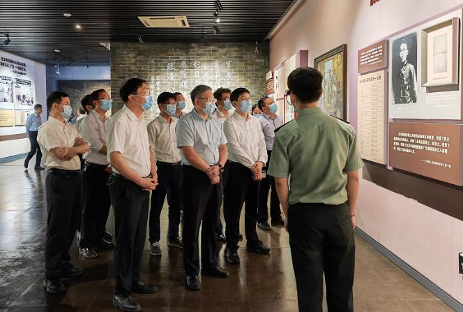 南昌航空大学一行在永新县开展红色基因学习教育