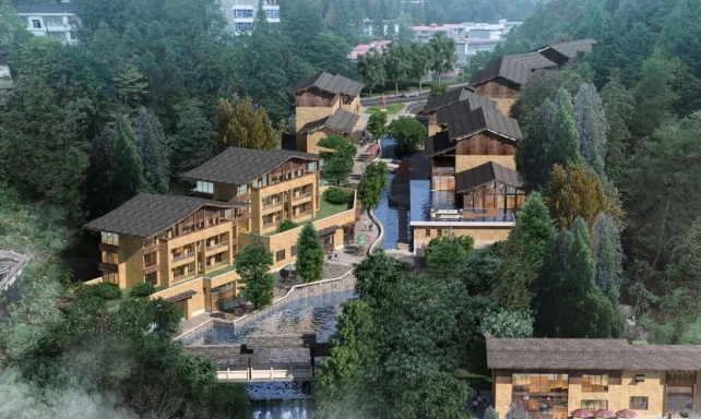 井冈山凌云街设计规划图