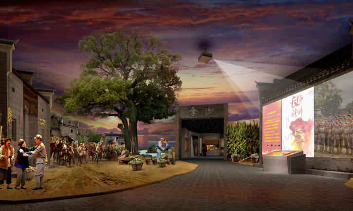 井冈山“三送红军到拿山”陈列馆